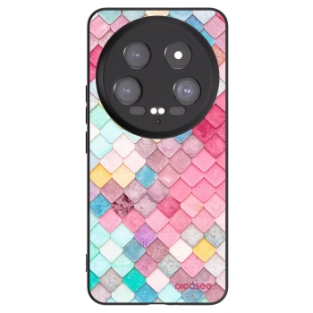 Picasee silikonski črni ovitek za Xiaomi 14 Ultra - Colorful roof