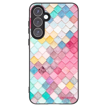 Picasee silikonski črni ovitek za Samsung Galaxy A55 5G A556B - Colorful roof
