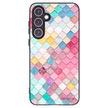 Picasee silikonski črni ovitek za Samsung Galaxy A35 5G A356B - Colorful roof