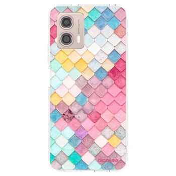 Picasee silikonski prozorni ovitek za Motorola Moto G53 5G - Colorful roof