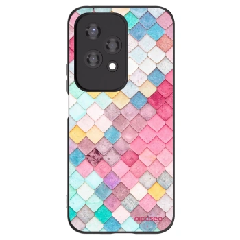 Picasee silikonski črni ovitek za Honor 200 Lite - Colorful roof