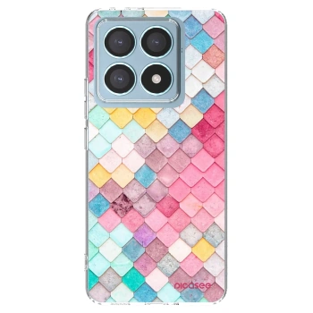 Picasee silikonski prozorni ovitek za Xiaomi 14T Pro - Colorful roof
