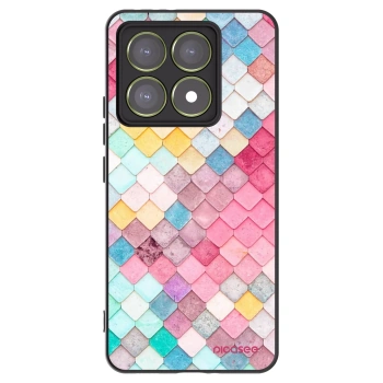 Picasee silikonski črni ovitek za Xiaomi 14T - Colorful roof