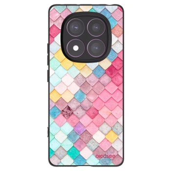 Picasee silikonski črni ovitek za Xiaomi Redmi Note 14 Pro 4G - Colorful roof