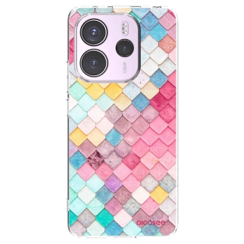 Picasee silikonski prozorni ovitek za Xiaomi Redmi Note 14 4G - Colorful roof
