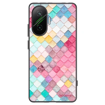 Picasee silikonski črni ovitek za Xiaomi Poco F7 5G - Colorful roof
