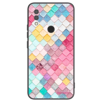 Picasee silikonski črni ovitek za Xiaomi Redmi 7 - Colorful roof