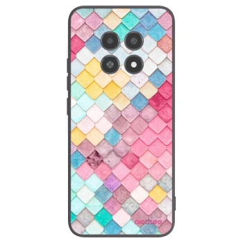 Picasee silikonski črni ovitek za Realme 12X - Colorful roof