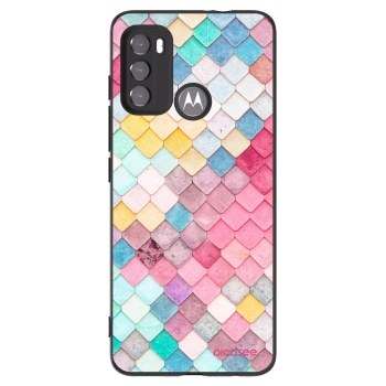 Picasee silikonski črni ovitek za Motorola Edge 60 5G - Colorful roof