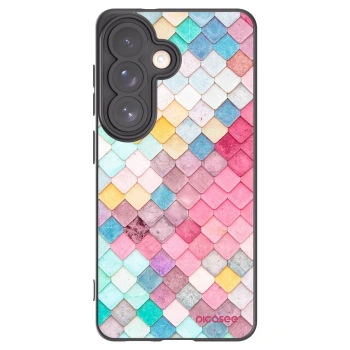 Picasee silikonski črni ovitek za Samsung Galaxy S26 - Colorful roof