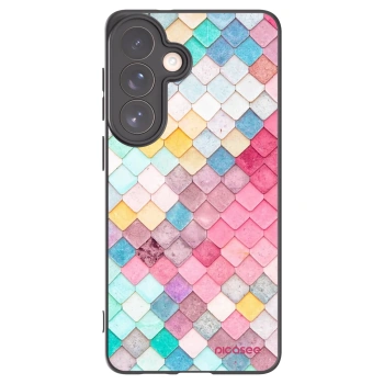 Picasee silikonski črni ovitek za Samsung Galaxy S26+ - Colorful roof