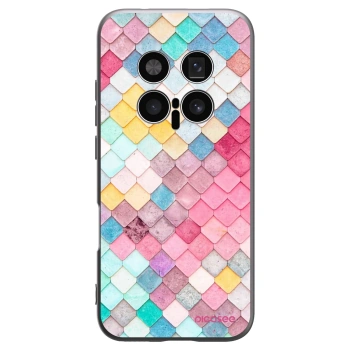 Picasee silikonski črni ovitek za Honor Magic8 Pro 5G - Colorful roof