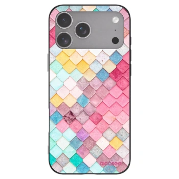 Picasee silikonski črni ovitek za Apple iPhone 18 Pro Max - Colorful roof