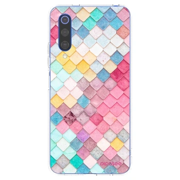Picasee silikonski prozorni ovitek za Xiaomi Mi 9 SE - Colorful roof