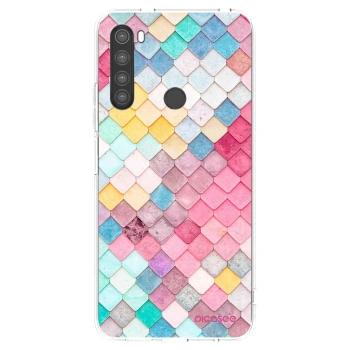 Picasee silikonski prozorni ovitek za Xiaomi Redmi Note 8 - Colorful roof
