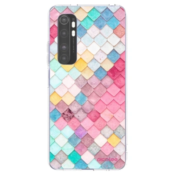 Picasee silikonski prozorni ovitek za Xiaomi Mi Note 10 Lite - Colorful roof