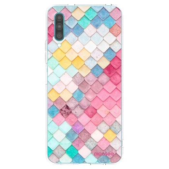 Picasee silikonski prozorni ovitek za Samsung Galaxy A30s A307F - Colorful roof