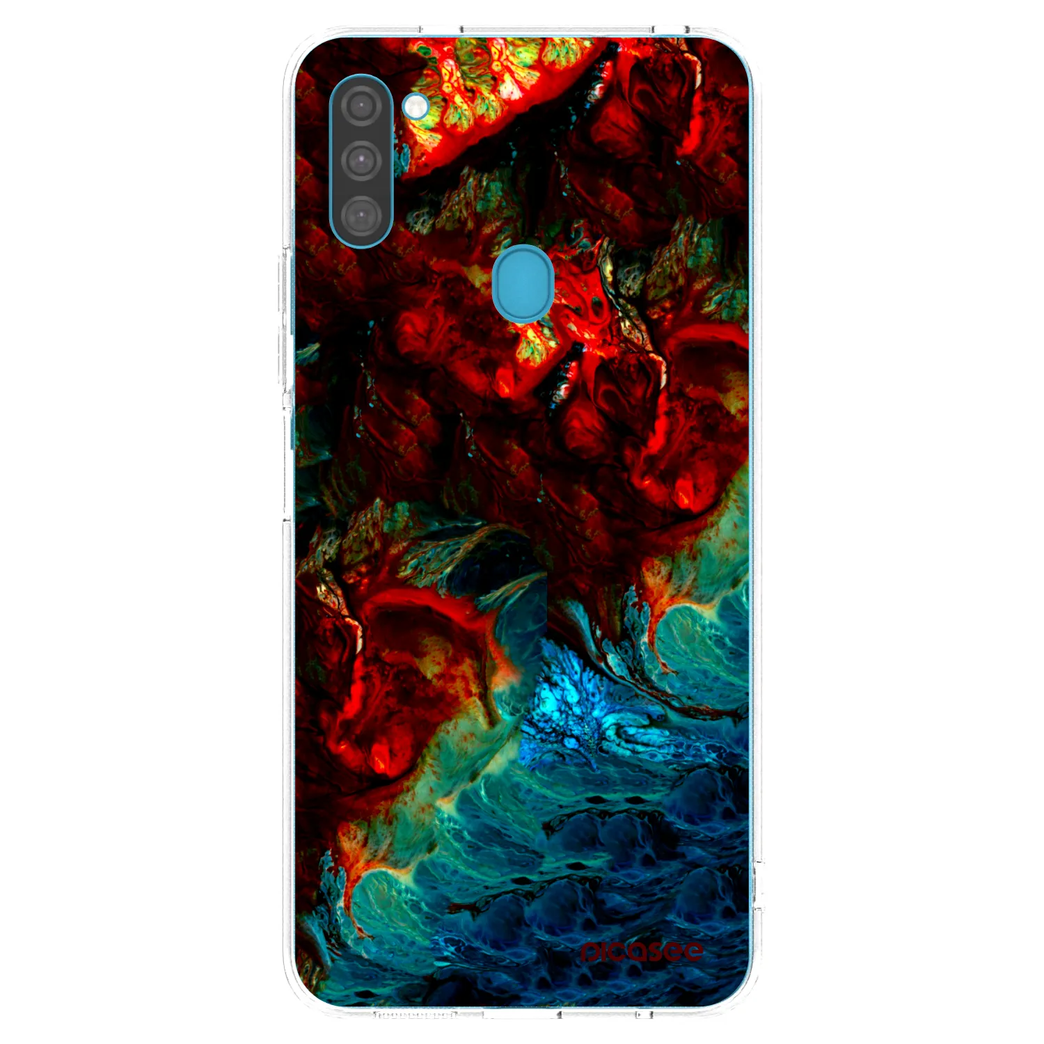 Picasee silikonski prozorni ovitek za Samsung Galaxy M11 - Universe