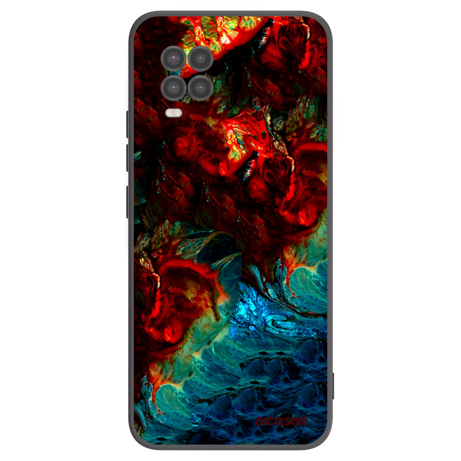 Picasee silikonski črni ovitek za Xiaomi Mi 10 Lite - Universe