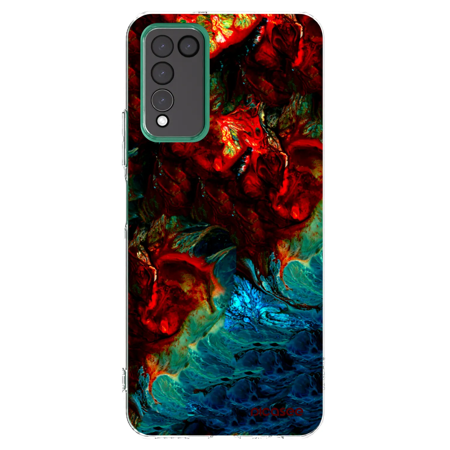 Picasee silikonski prozorni ovitek za Honor 10X Lite - Universe