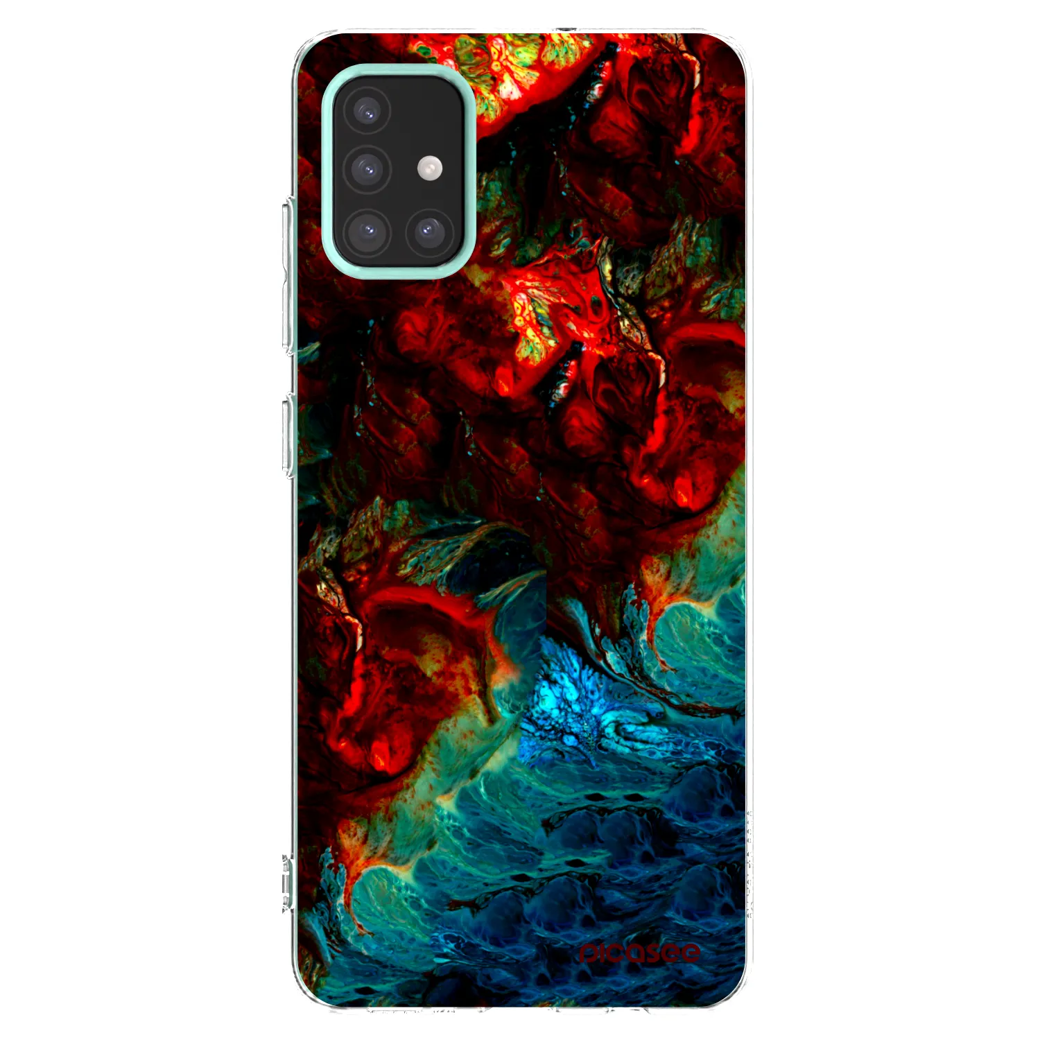 Picasee silikonski prozorni ovitek za Samsung Galaxy M31s - Universe