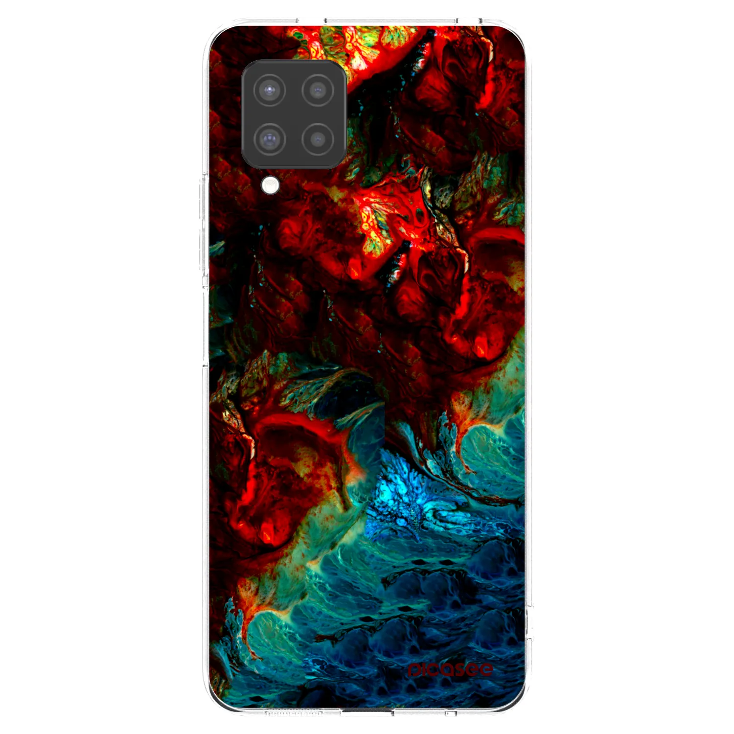 Picasee silikonski prozorni ovitek za Samsung Galaxy A42 A426B - Universe