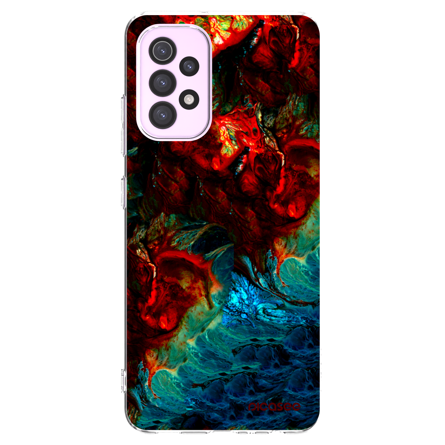 Picasee silikonski prozorni ovitek za Samsung Galaxy A32 5G A326B - Universe