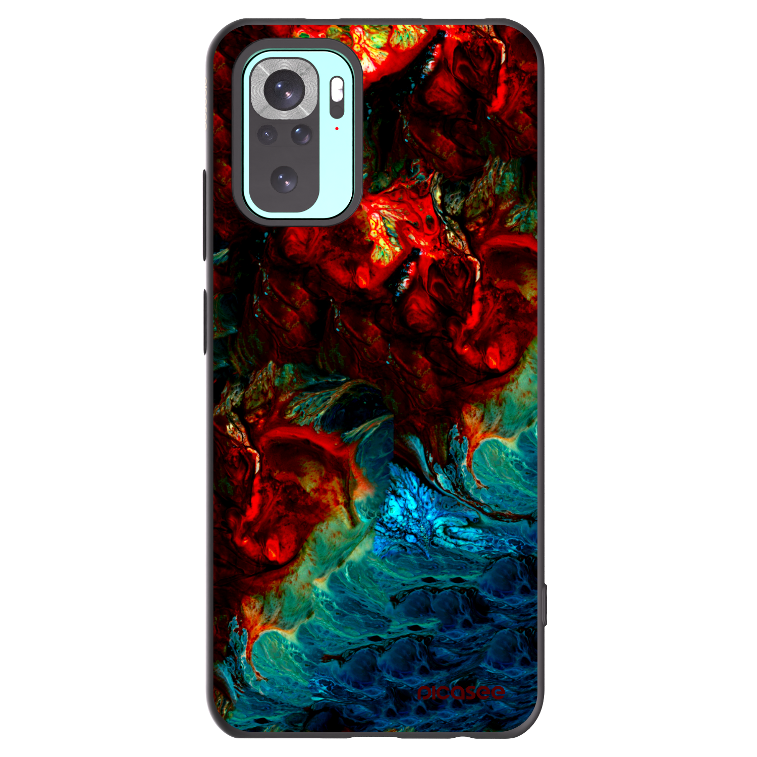 Picasee silikonski črni ovitek za Xiaomi Redmi Note 10 Pro - Universe