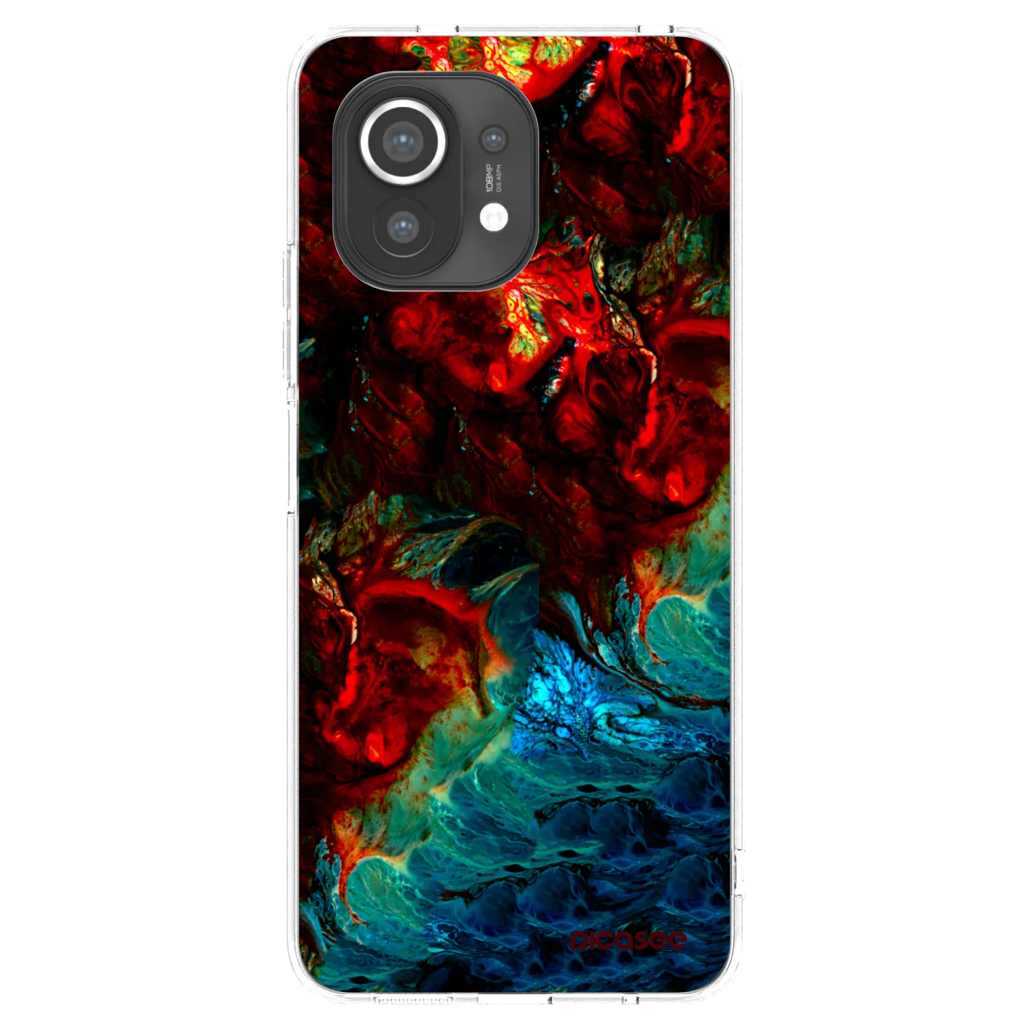 Picasee silikonski prozorni ovitek za Xiaomi Mi 11 - Universe