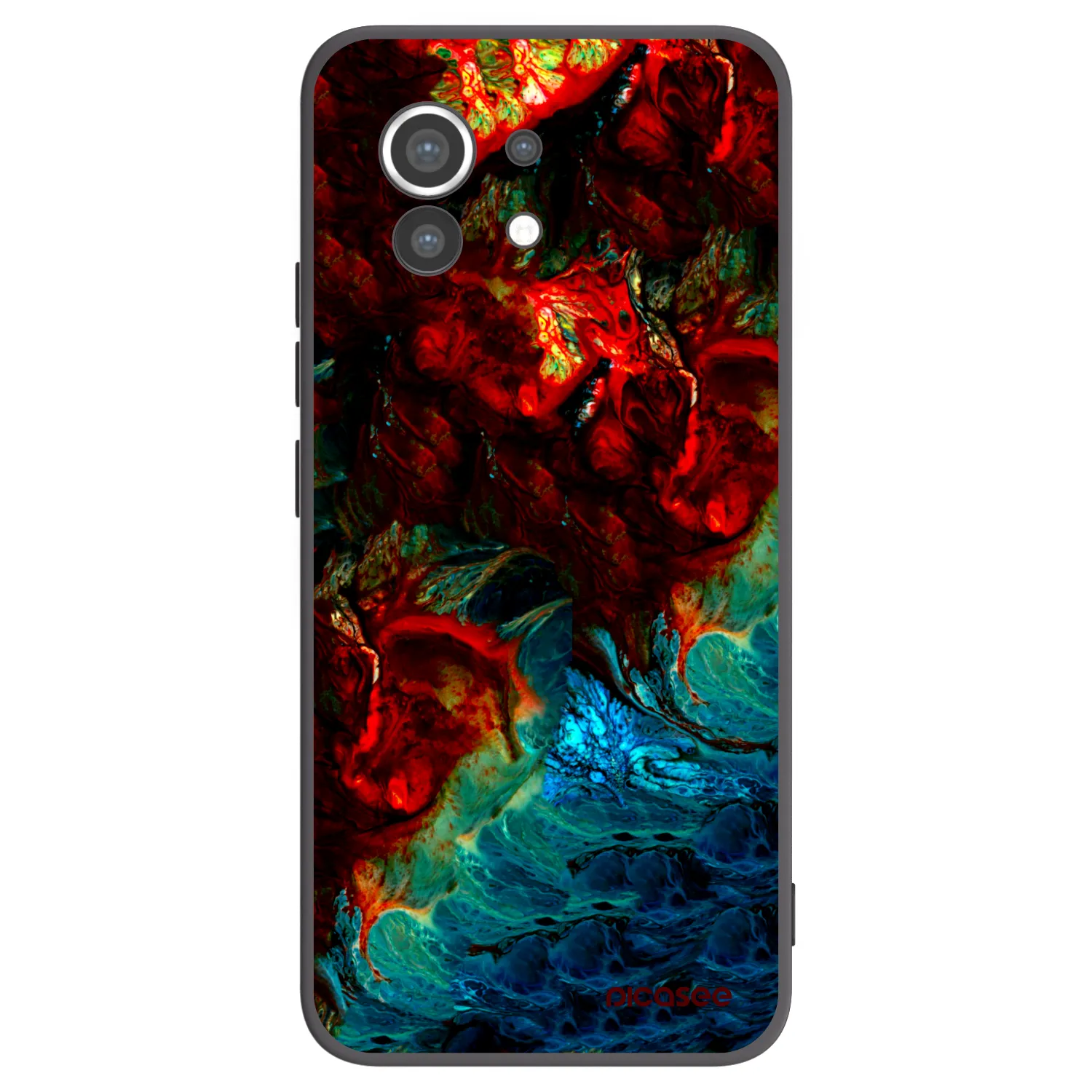 Picasee silikonski črni ovitek za Xiaomi Mi 11 - Universe