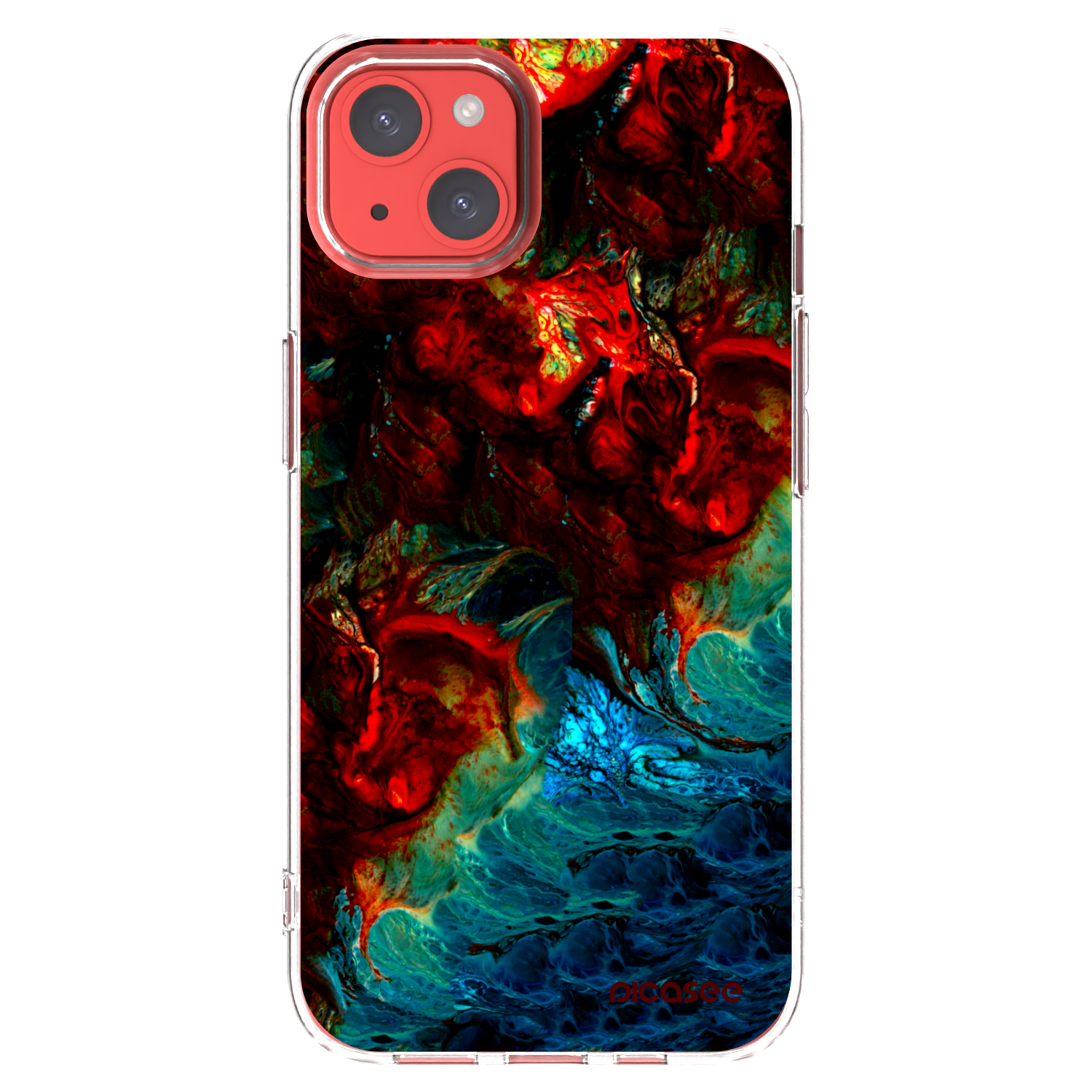 Picasee silikonski prozorni ovitek za Apple iPhone 13 - Universe