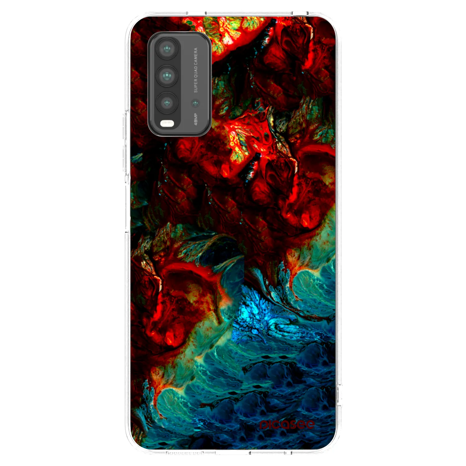 Picasee silikonski prozorni ovitek za Xiaomi Redmi 9T - Universe