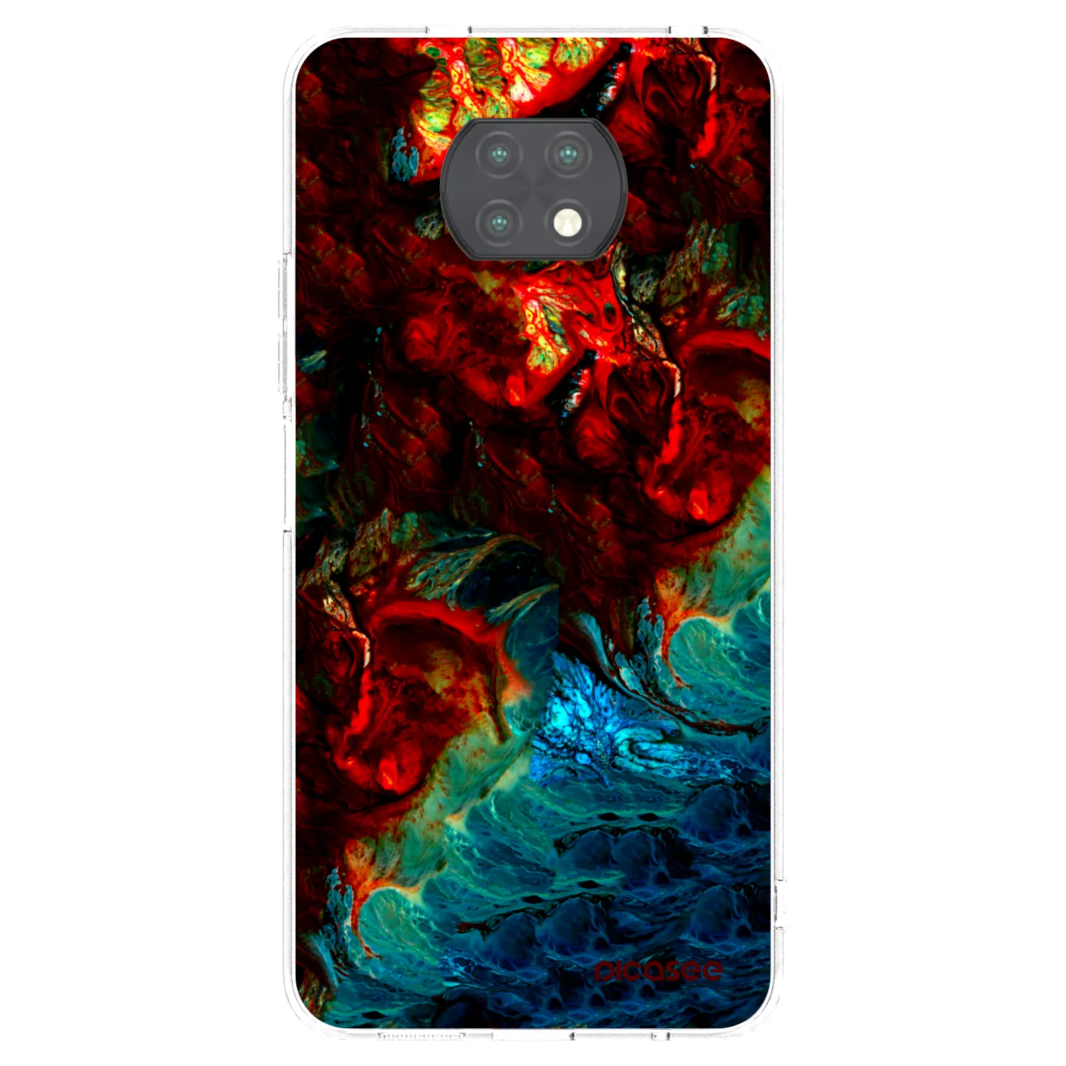 Picasee silikonski prozorni ovitek za Xiaomi Redmi Note 9T - Universe