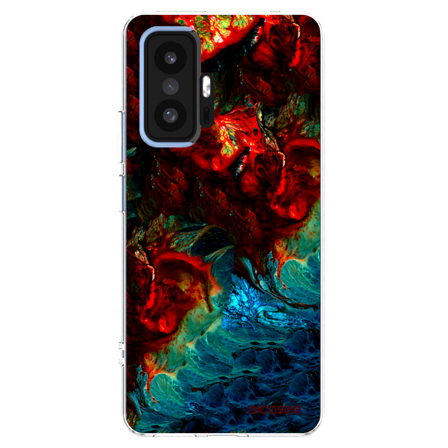 Picasee silikonski prozorni ovitek za Xiaomi 11T - Universe