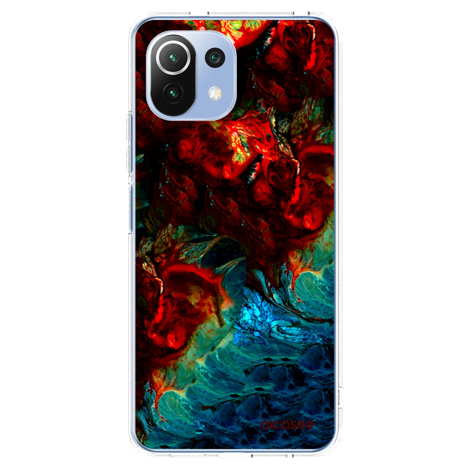 Picasee silikonski prozorni ovitek za Xiaomi 11 Lite 5G NE - Universe