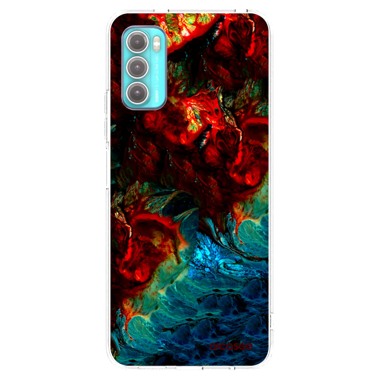 Picasee silikonski prozorni ovitek za Motorola Moto G60 - Universe