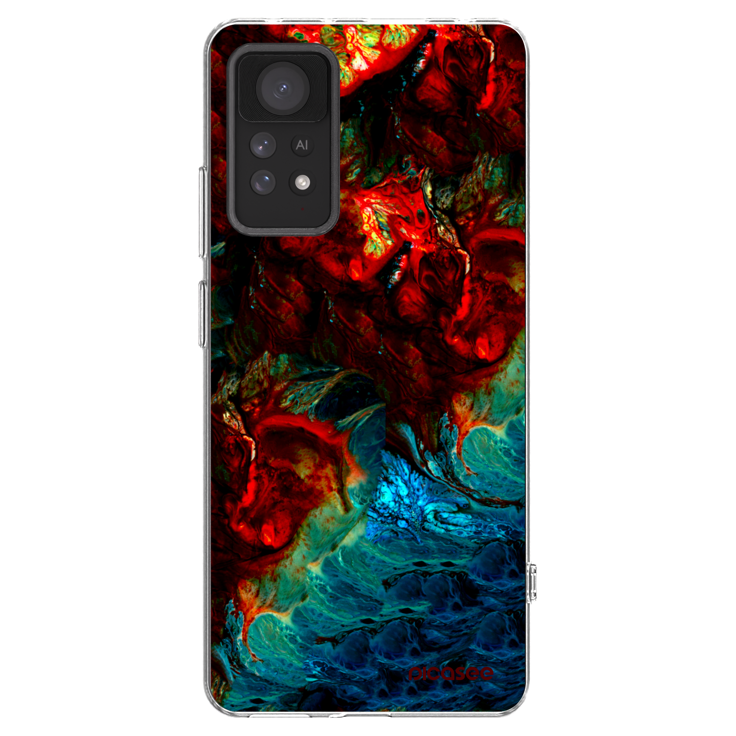 Picasee silikonski prozorni ovitek za Xiaomi Redmi Note 11 Pro - Universe