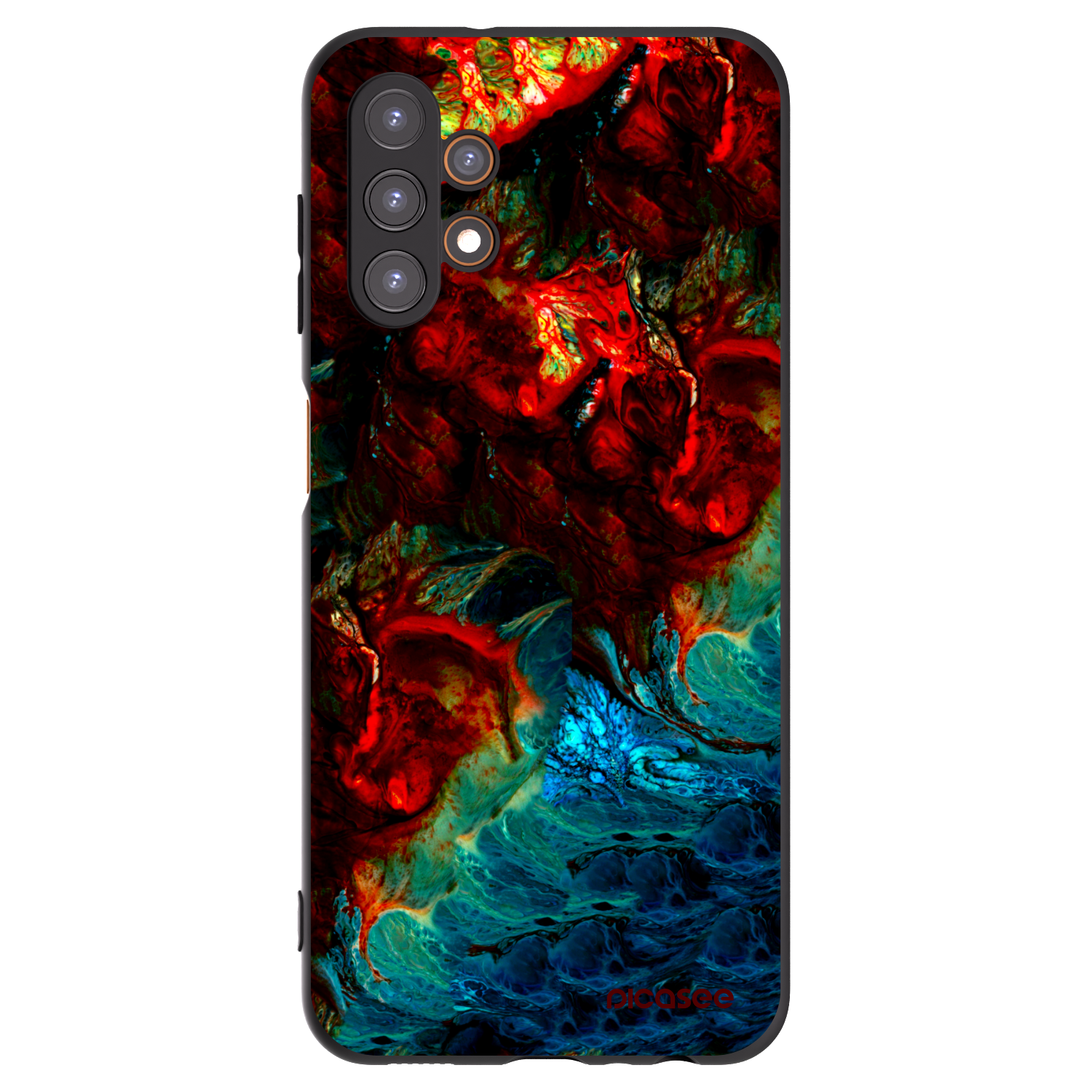 Picasee silikonski črni ovitek za Samsung Galaxy A13 4G A135 - Universe