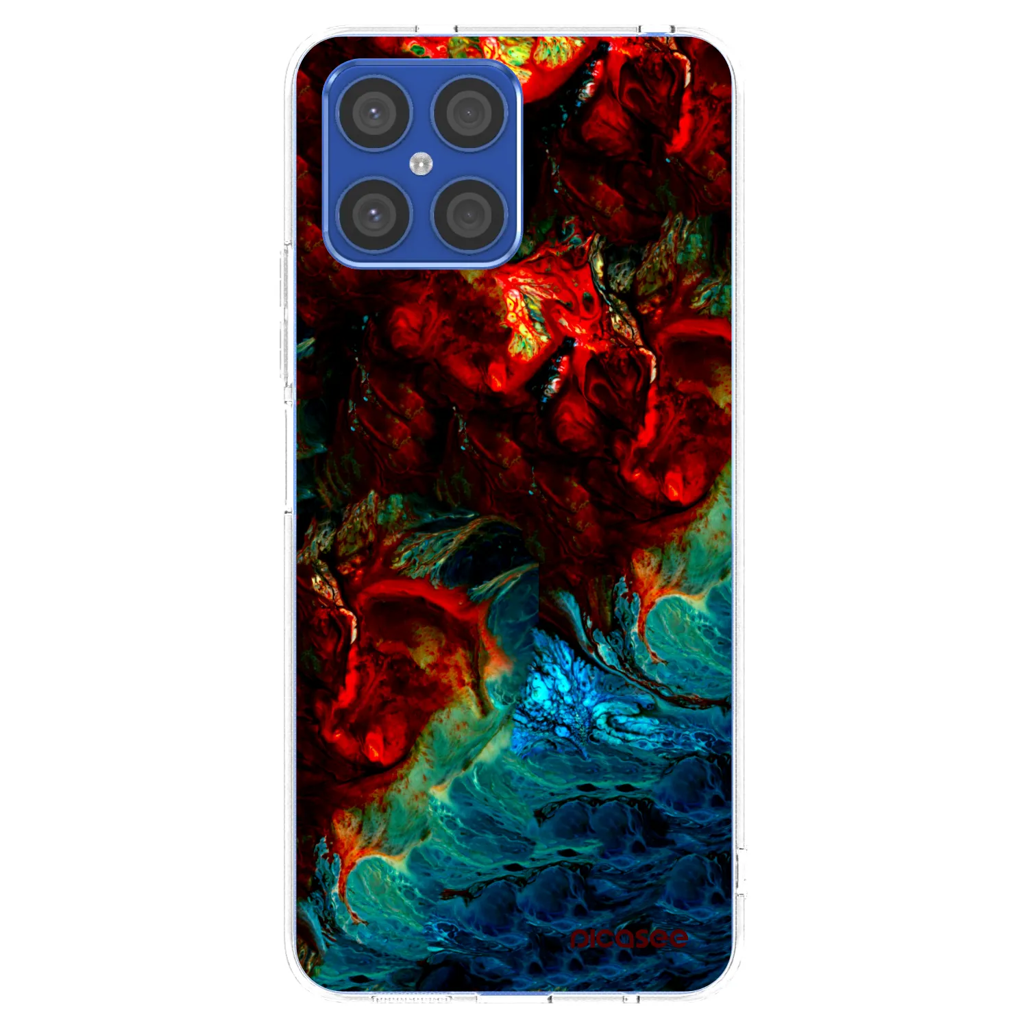 Picasee silikonski prozorni ovitek za Honor X8 4G - Universe