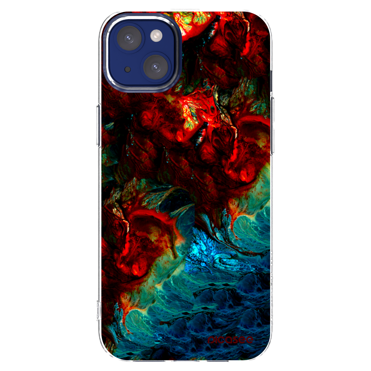 Picasee silikonski prozorni ovitek za Apple iPhone 14 Plus - Universe