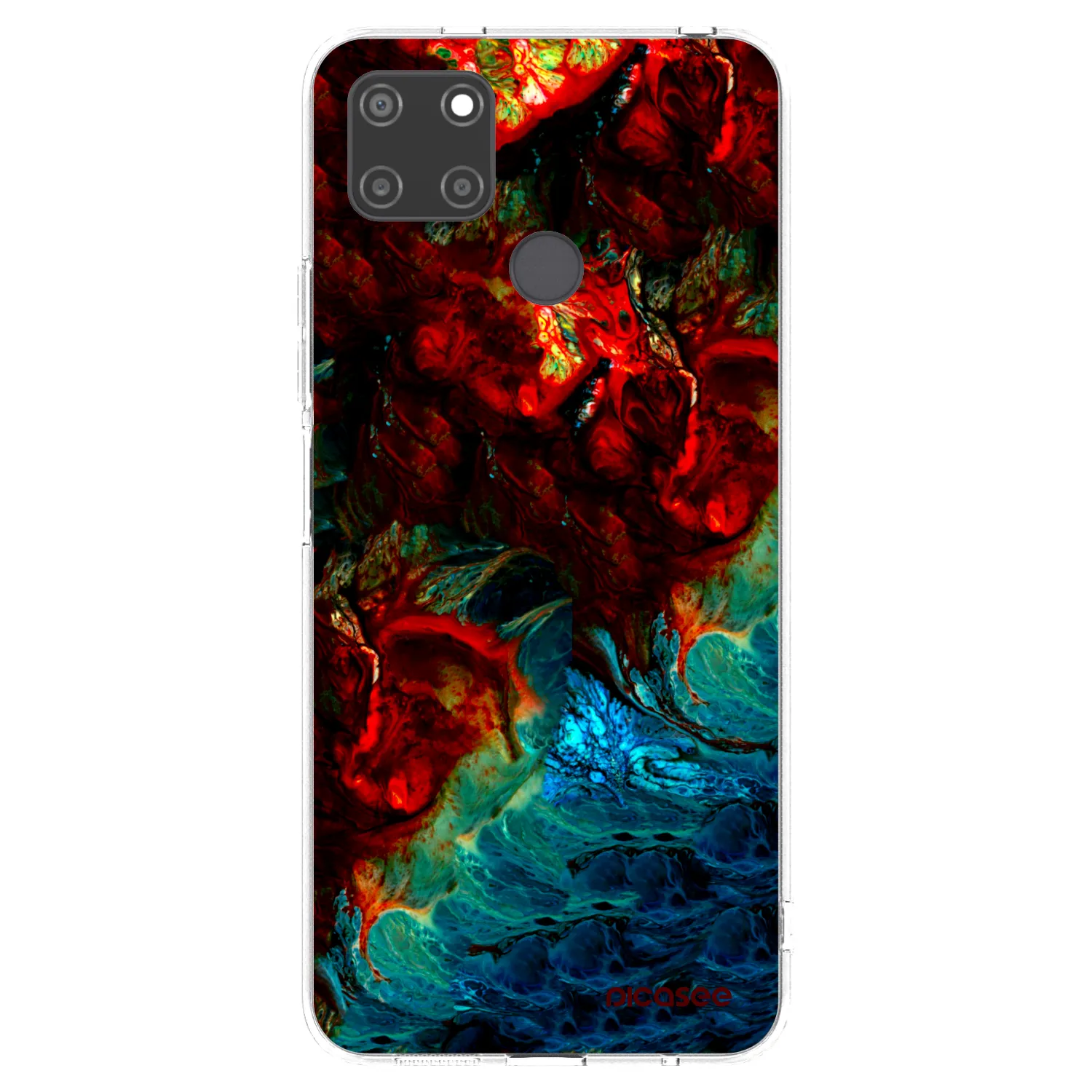 Picasee silikonski prozorni ovitek za Realme C21Y - Universe