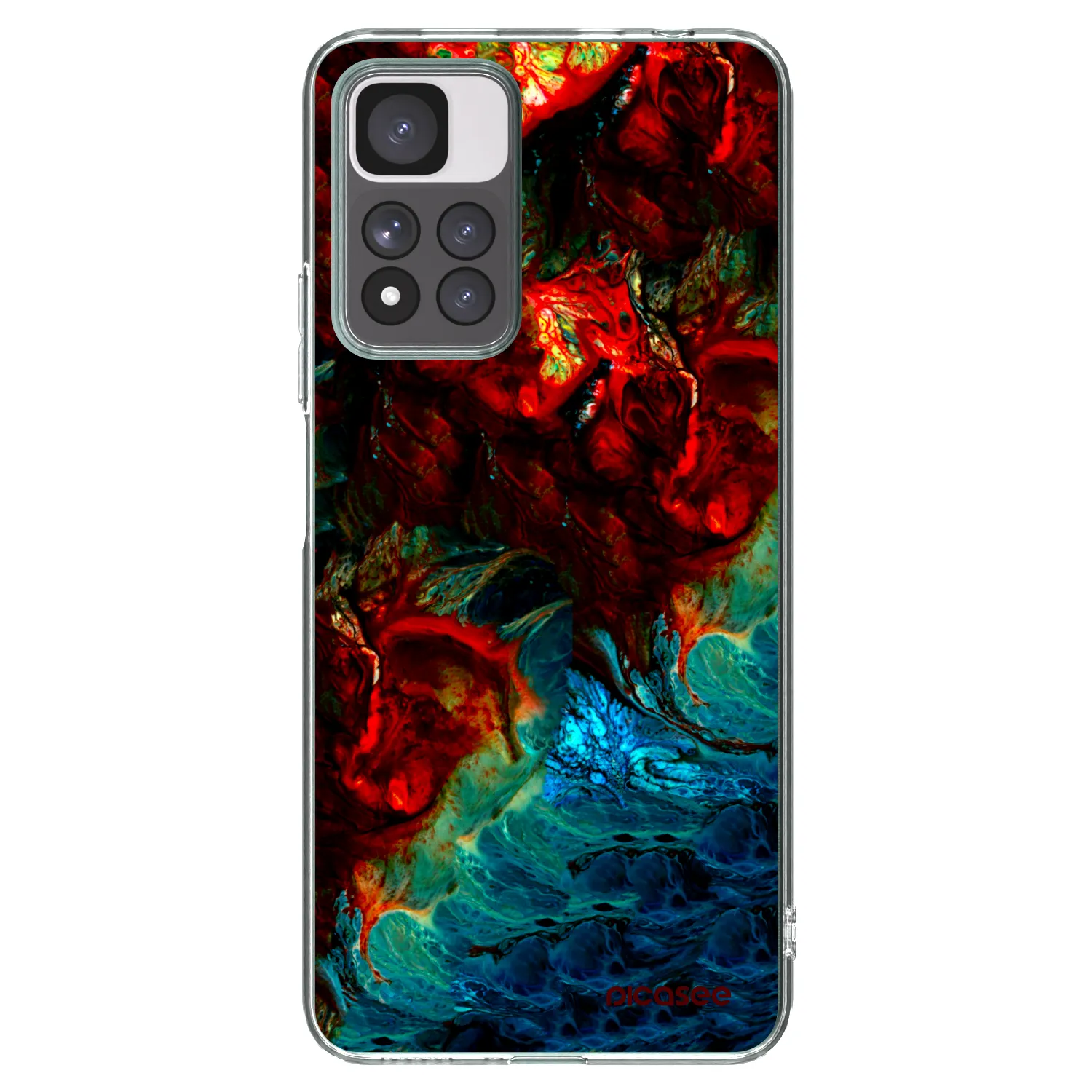 Picasee silikonski prozorni ovitek za Xiaomi Redmi Note 11 Pro+ 5G - Universe