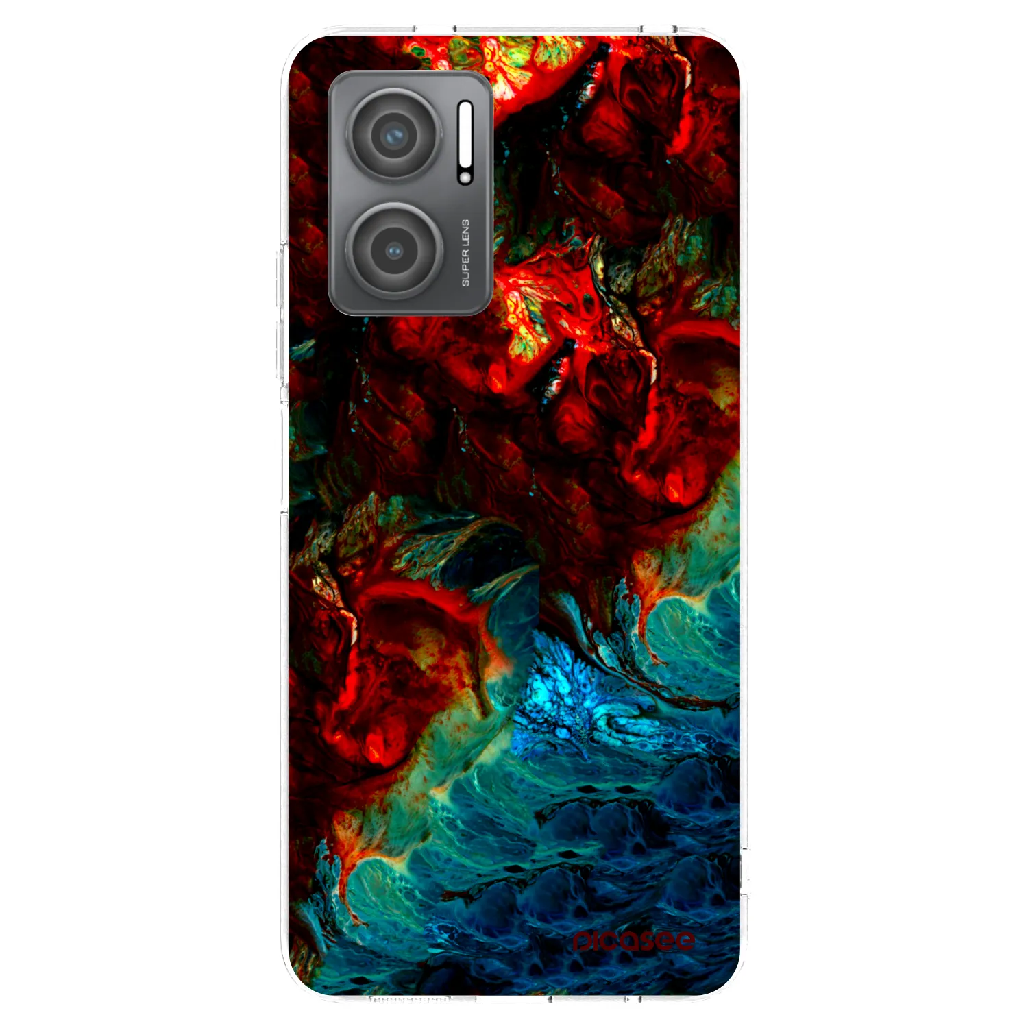 Picasee silikonski prozorni ovitek za Xiaomi Redmi 10 5G - Universe