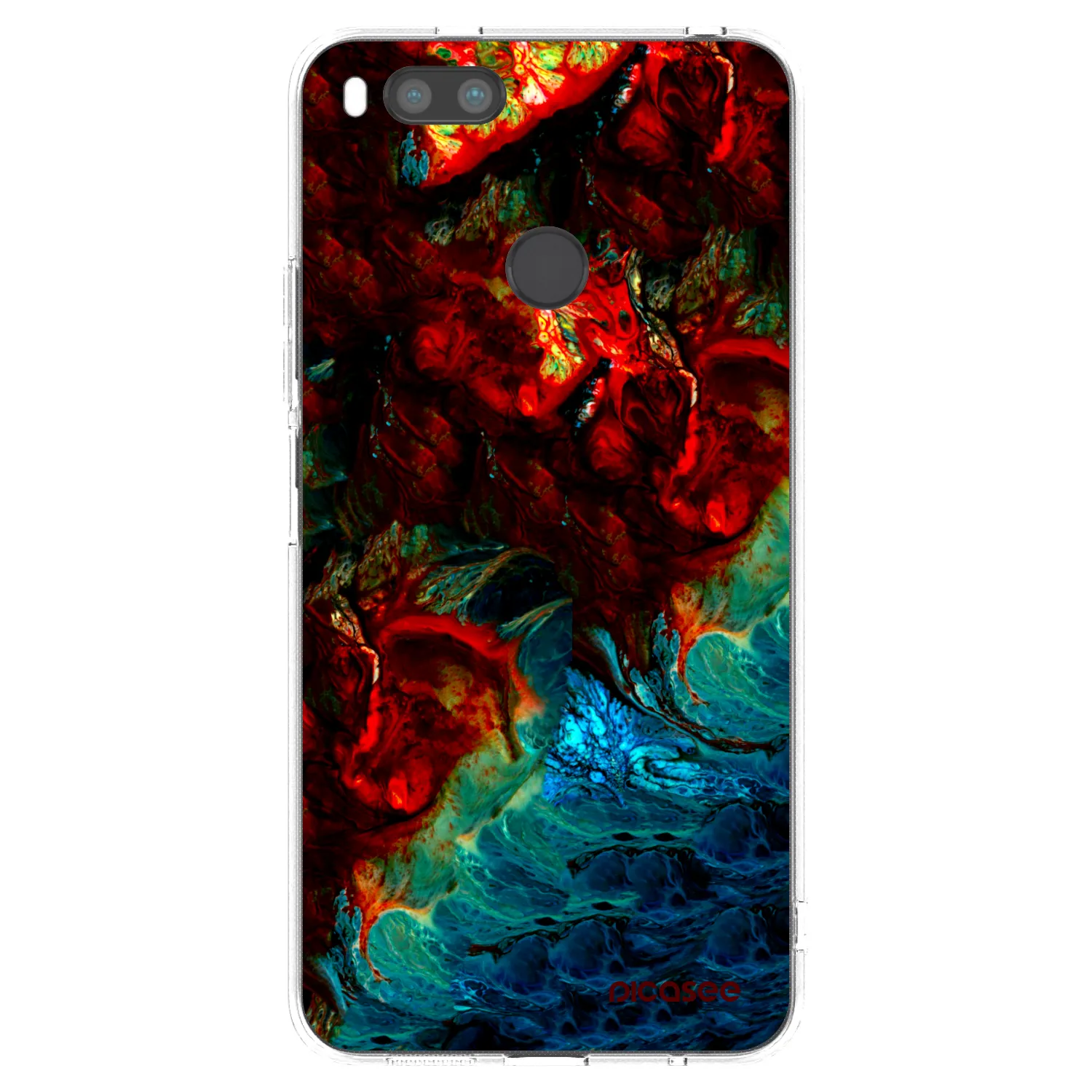 Picasee silikonski prozorni ovitek za Xiaomi Redmi A1 - Universe