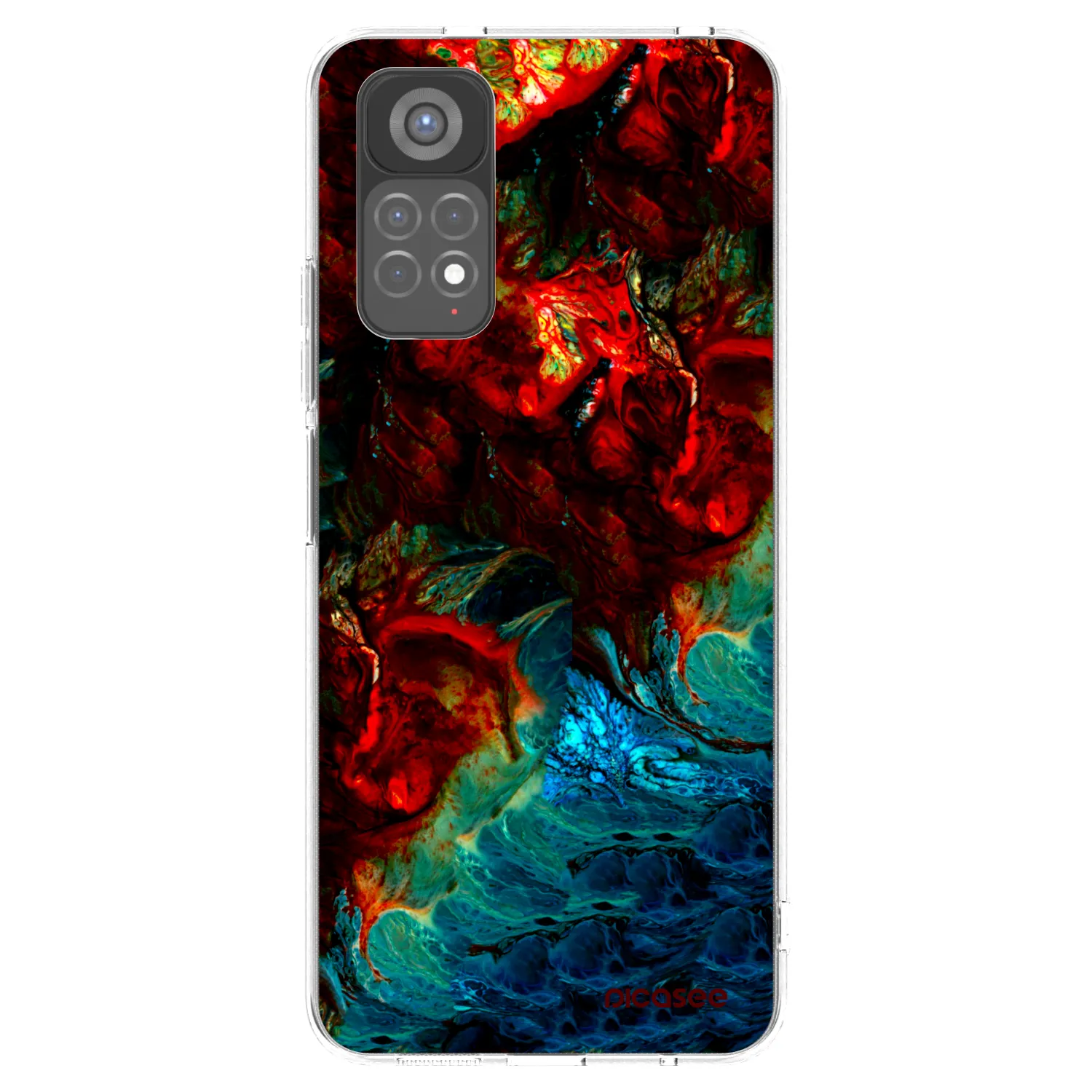 Picasee silikonski prozorni ovitek za Xiaomi Redmi Note 11S 5G - Universe
