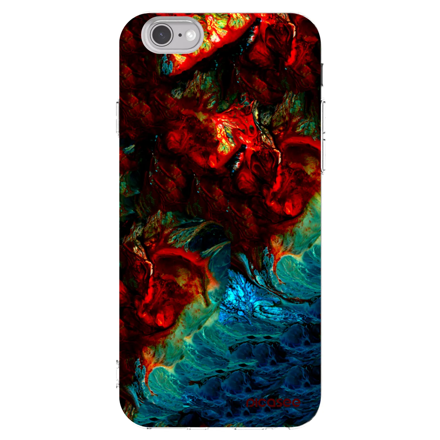 Picasee silikonski prozorni ovitek za Apple iPhone 6/6S - Universe