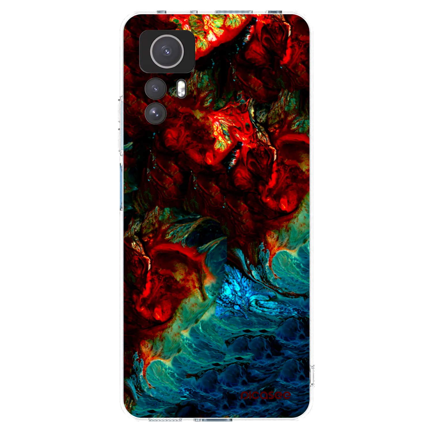 Picasee silikonski prozorni ovitek za Xiaomi Redmi Note 12S - Universe