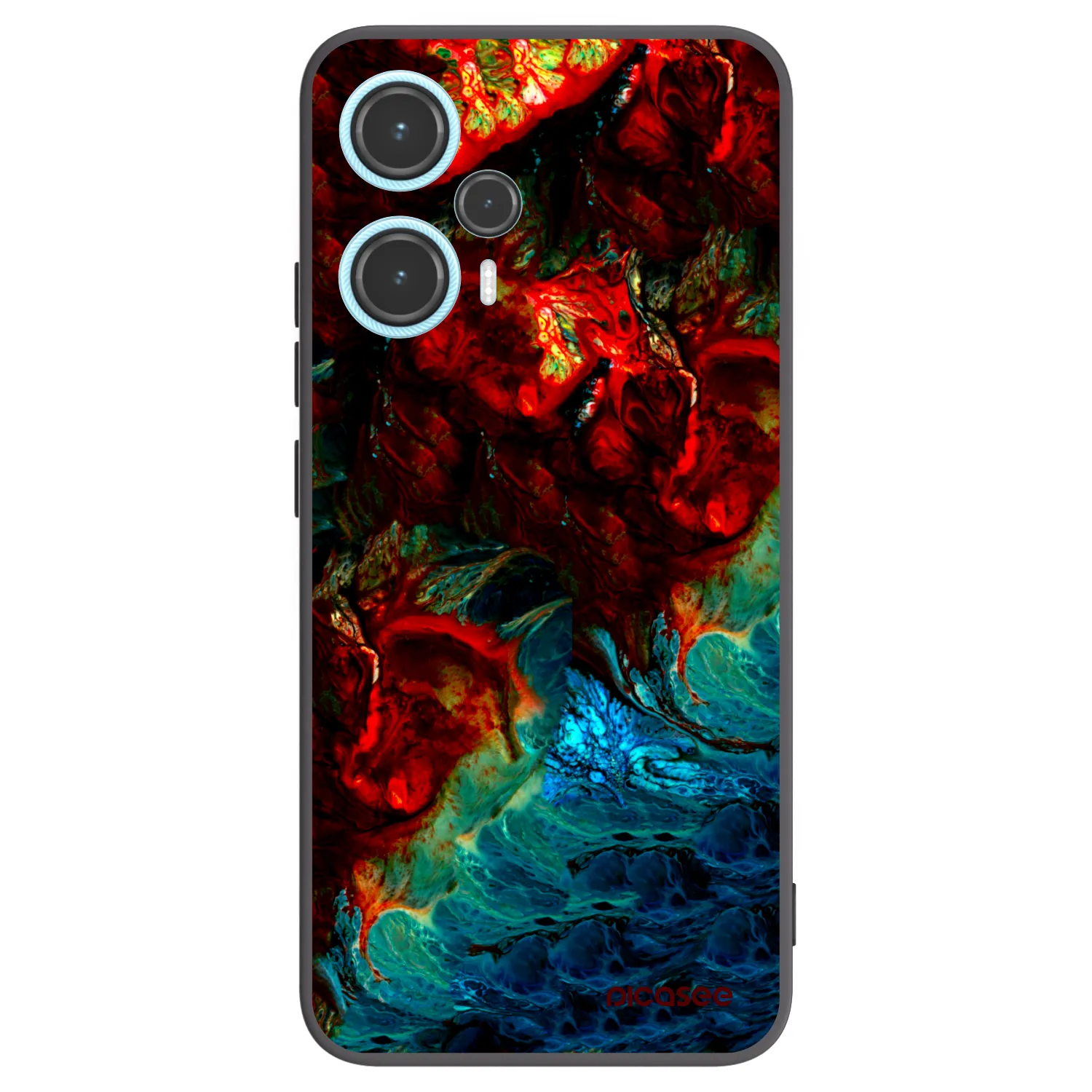 Picasee silikonski črni ovitek za Xiaomi Poco F5 - Universe