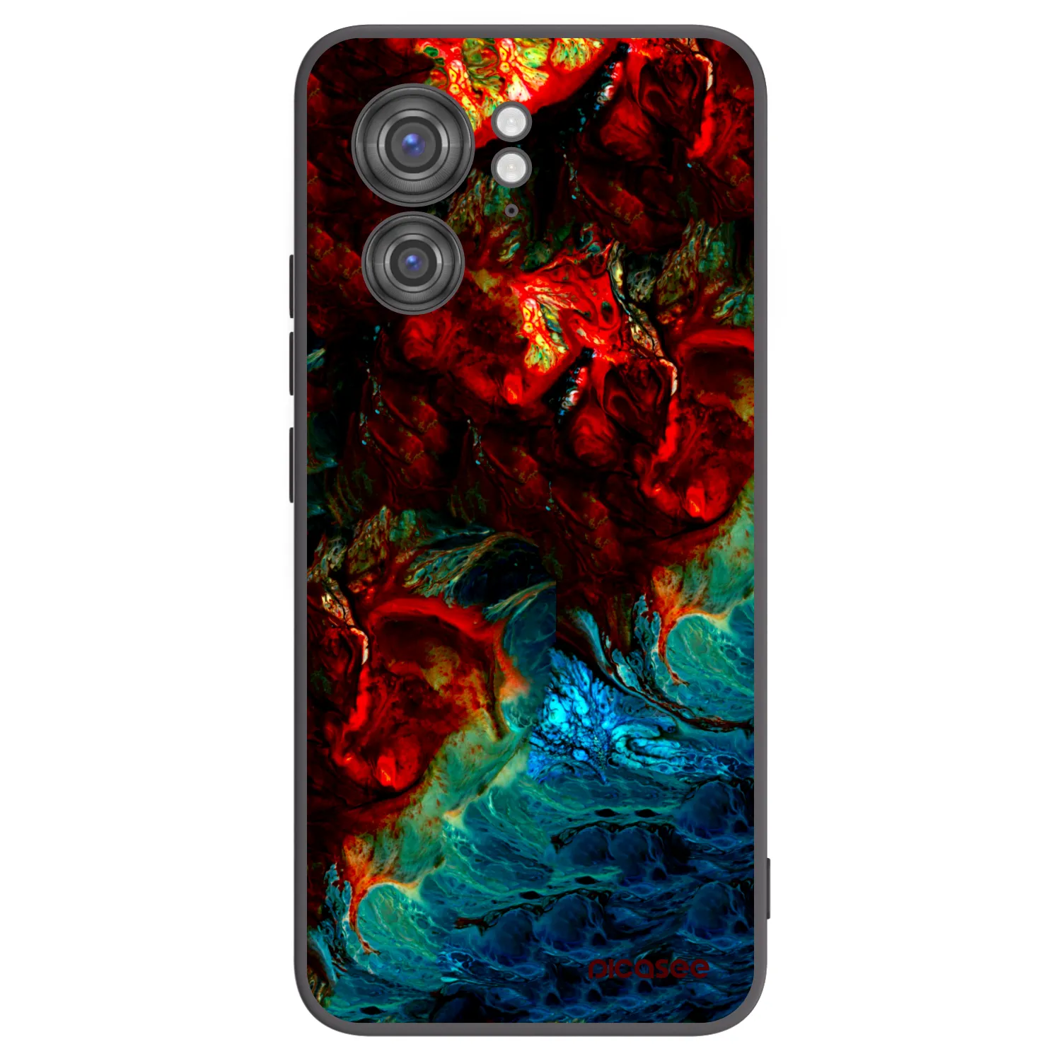 Picasee silikonski črni ovitek za Motorola Edge 40 - Universe