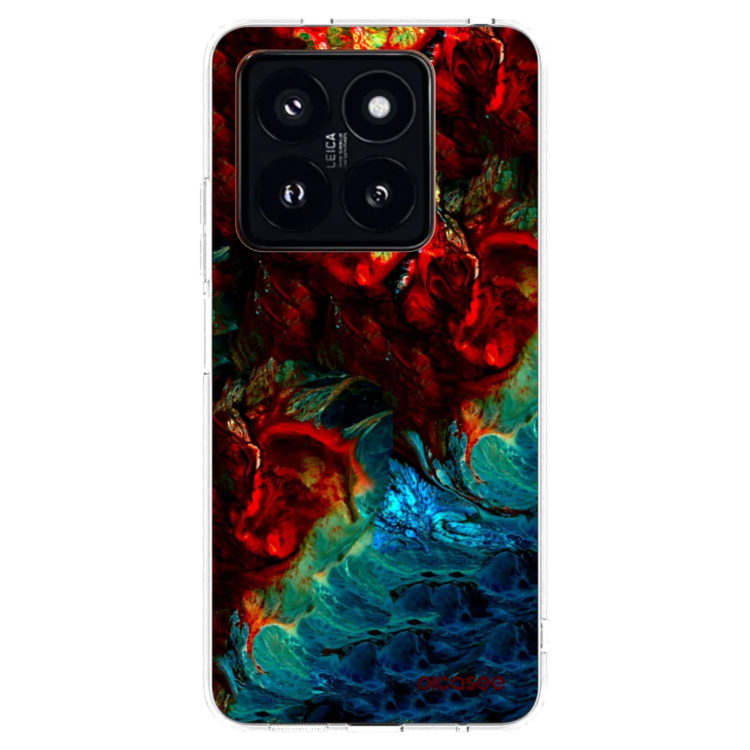 Picasee silikonski prozorni ovitek za Xiaomi 14 Pro - Universe